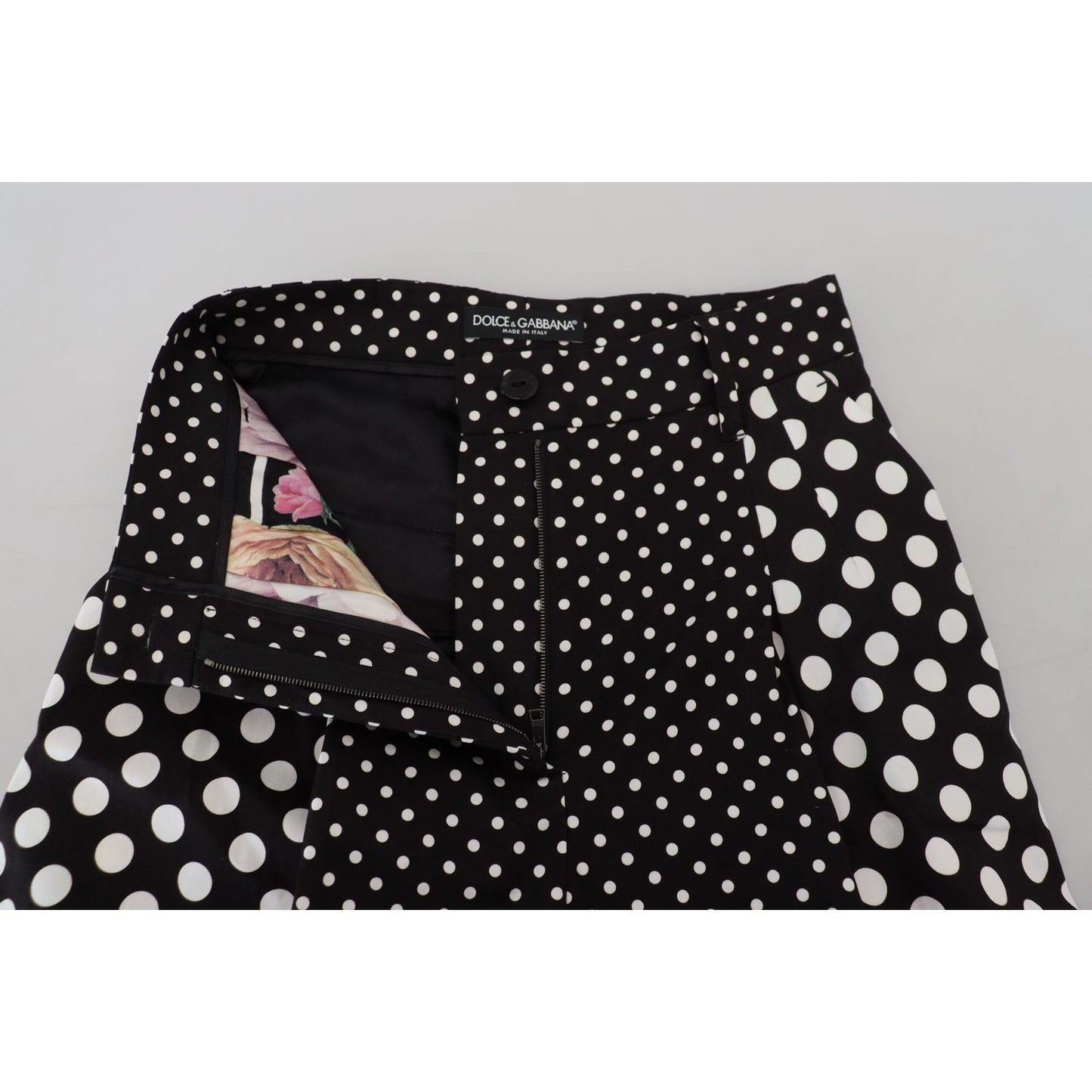 Dolce & Gabbana Multicolor Polka Dots High Waist Pants Dolce & Gabbana
