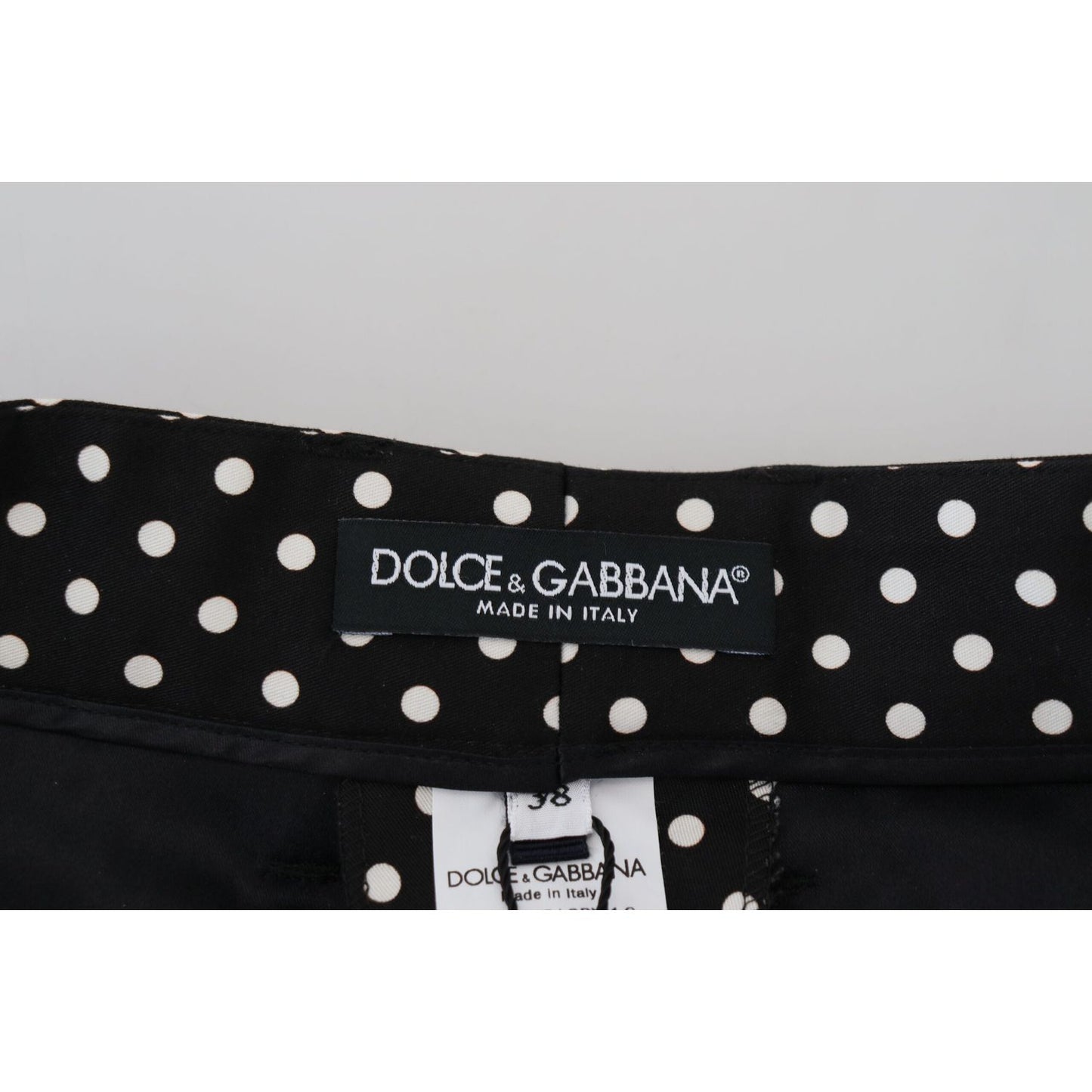 Dolce & Gabbana Multicolor Polka Dots High Waist Pants Dolce & Gabbana