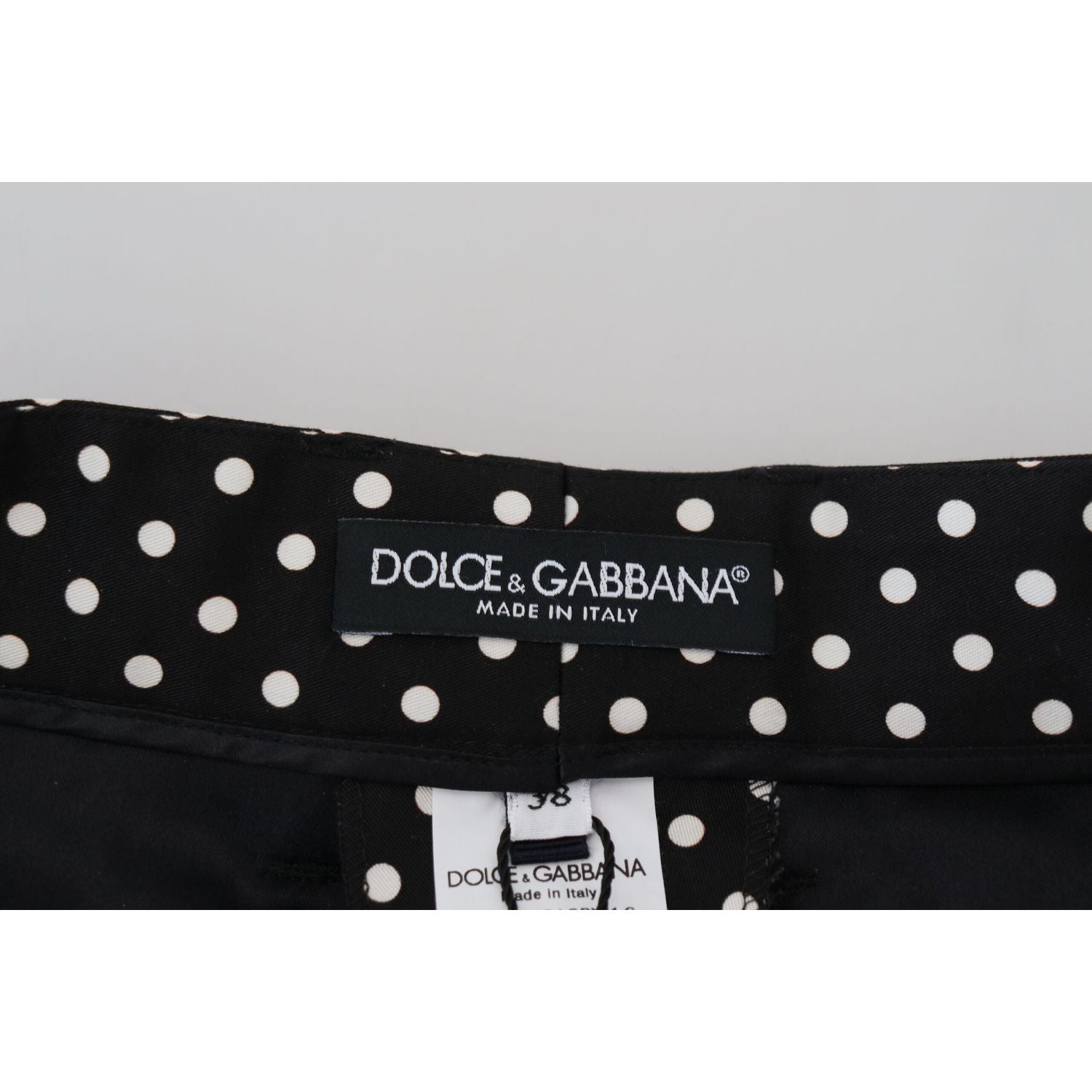 Dolce & Gabbana Multicolor Polka Dots High Waist  Pants