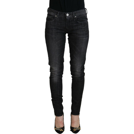 Fiorucci Black Cotton Low Waist Skinny Women Casual Jeans 1728,67345645728,Black,Clothing,Fiorucci,Jeans & Pants - Women - Clothing,Jeans Denim - Clothing,Material: 98% Cotton 2% Elastane,New with tags,Skinny Jeans - Jeans Denim - Clothing,W27,W28,Women,W