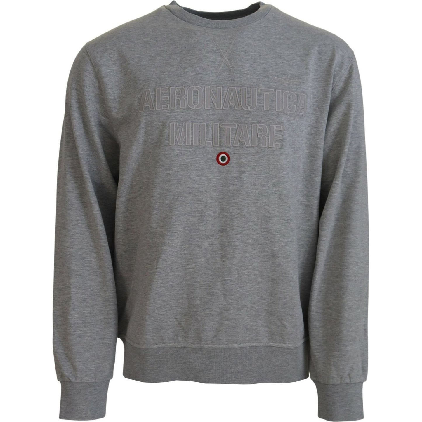 Aeronautica Militare Gray Men Pullover Sweatshirt Sweater Aeronautica Militare