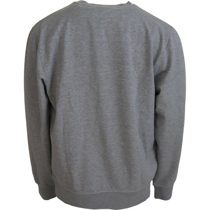 Aeronautica Militare Gray Men Pullover Sweatshirt Sweater Aeronautica Militare