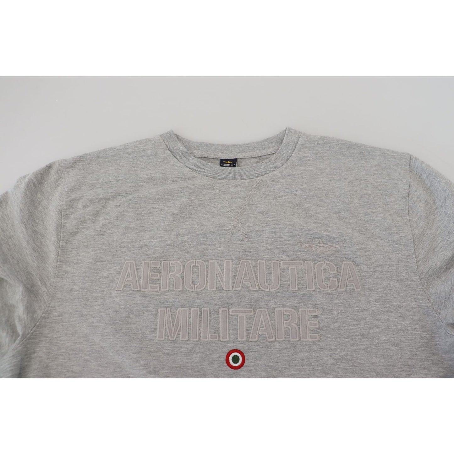 Aeronautica Militare Gray Men Pullover Sweatshirt Sweater Aeronautica Militare