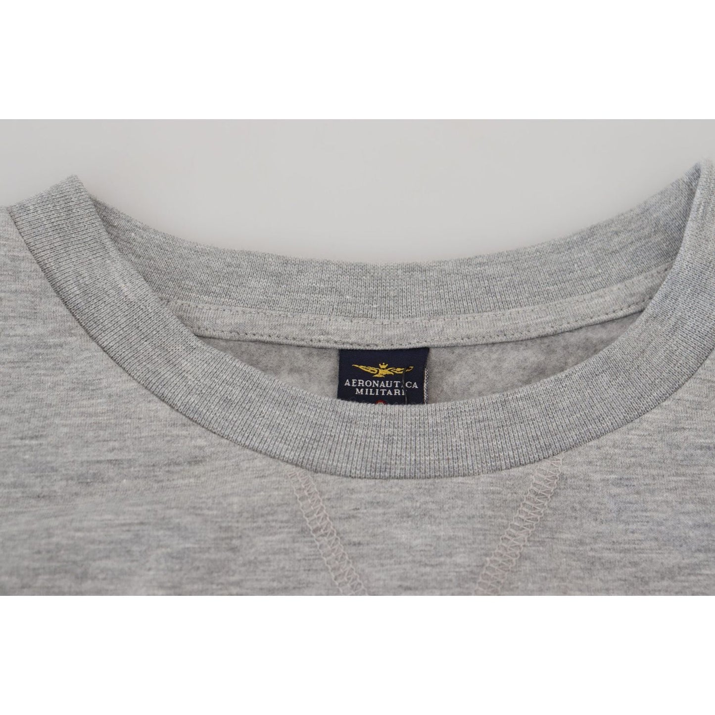 Aeronautica Militare Gray Men Pullover Sweatshirt Sweater Aeronautica Militare