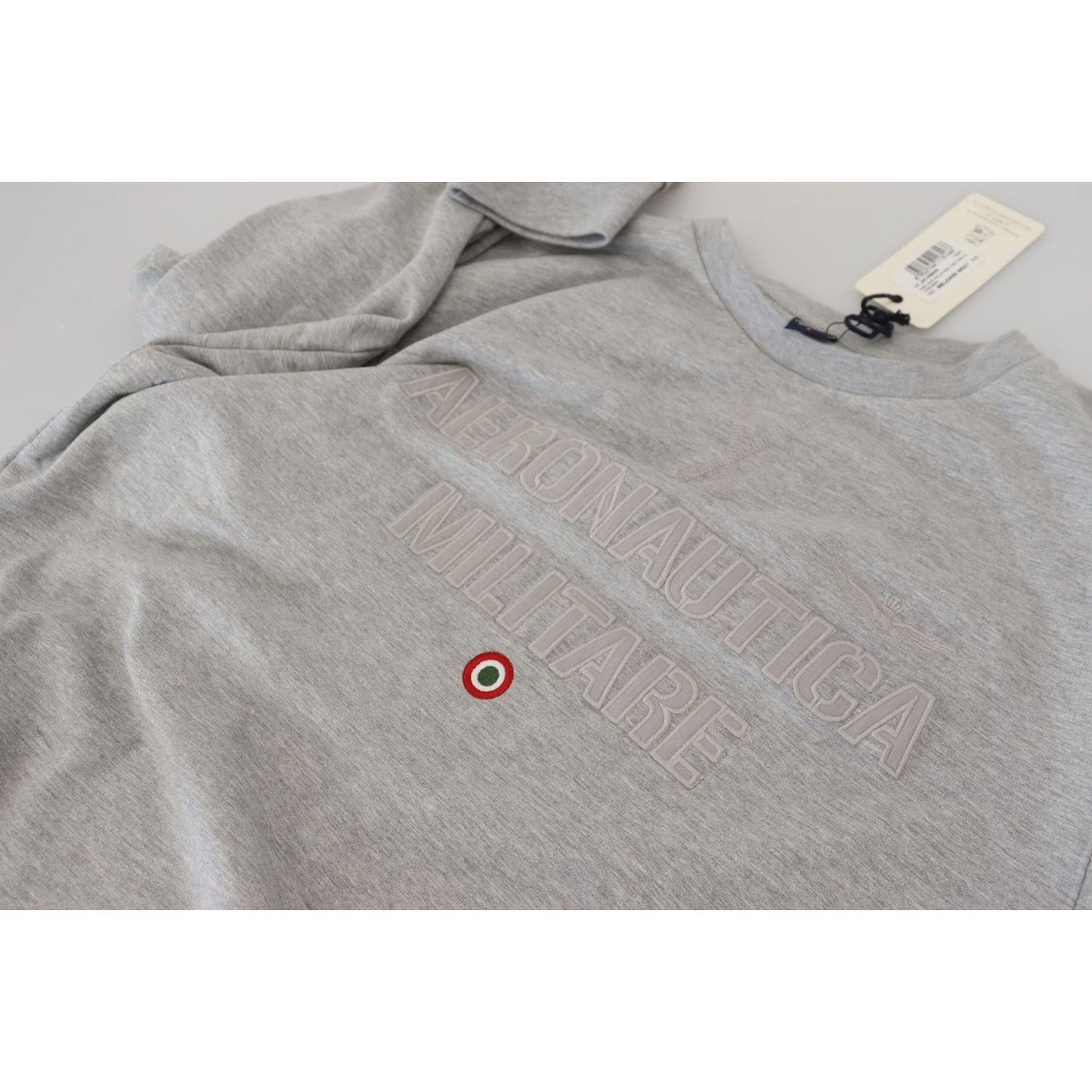Aeronautica Militare Gray Men Pullover Sweatshirt Sweater Aeronautica Militare