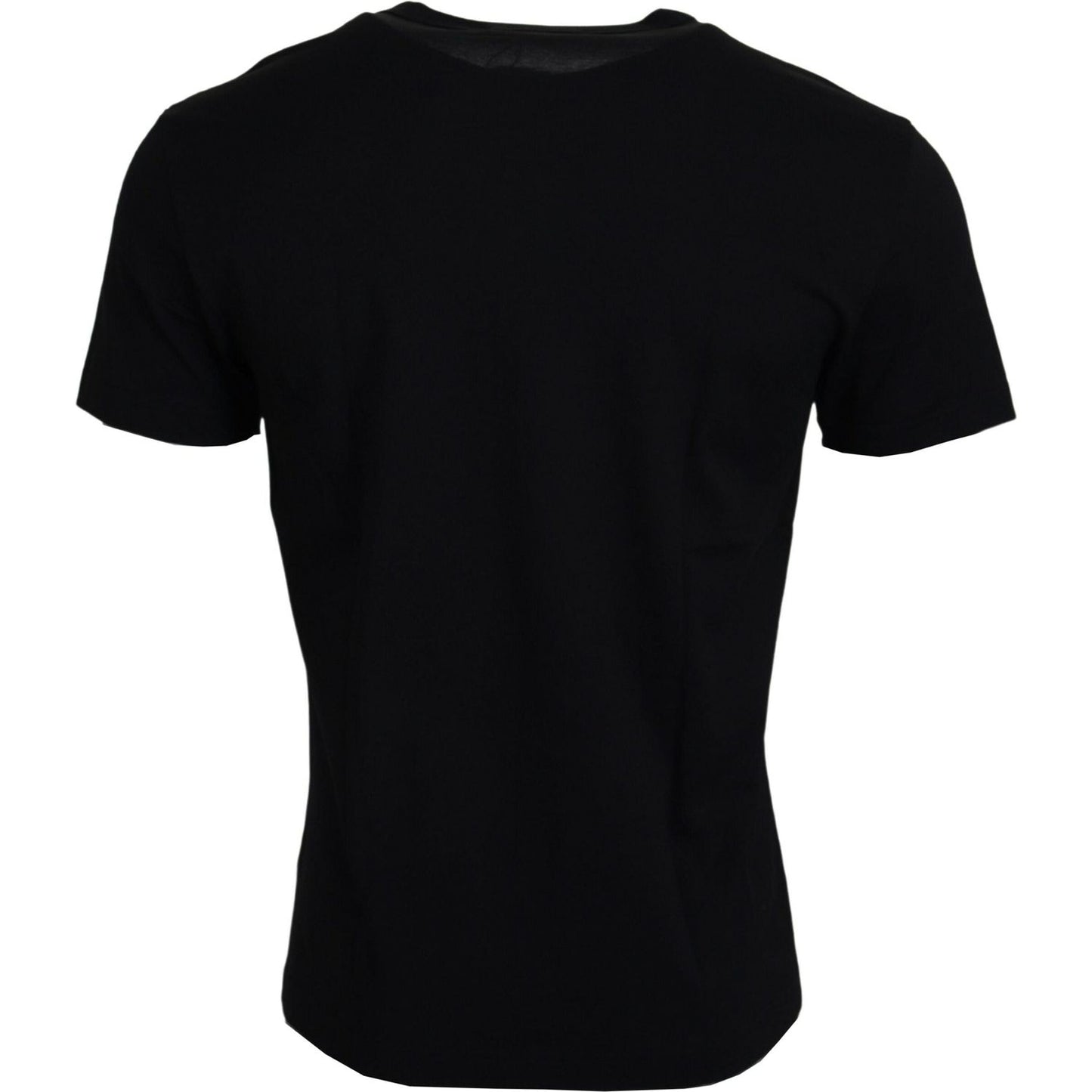 Dolce & Gabbana Black Sneak Peek Cotton Short Sleeve T-shirt Dolce & Gabbana