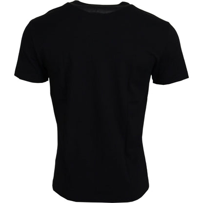 Dolce & Gabbana Black Sneak Peek Cotton Short Sleeve T-shirt Dolce & Gabbana