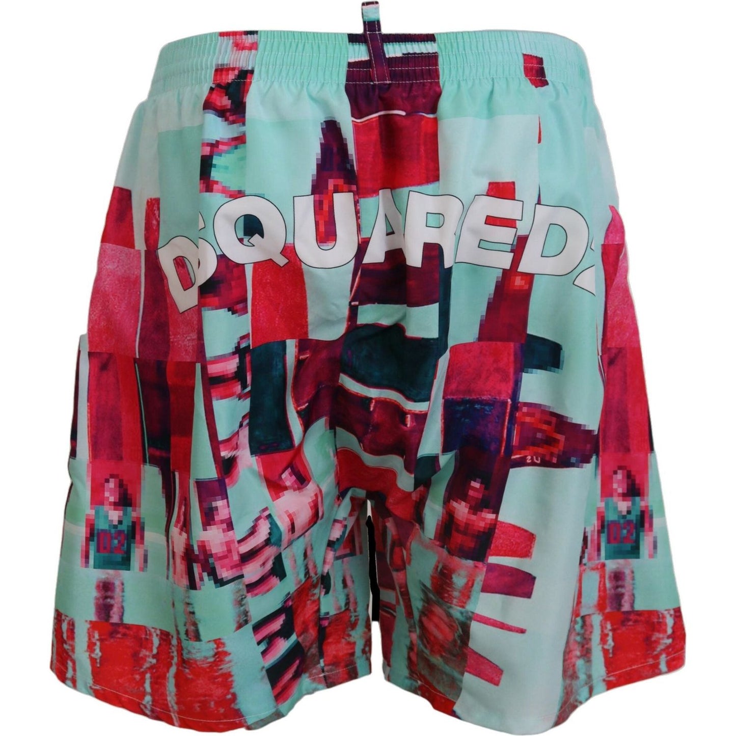 Dsquared² Multicolor Printed Beachwear Shorts Swimwear Dsquared²