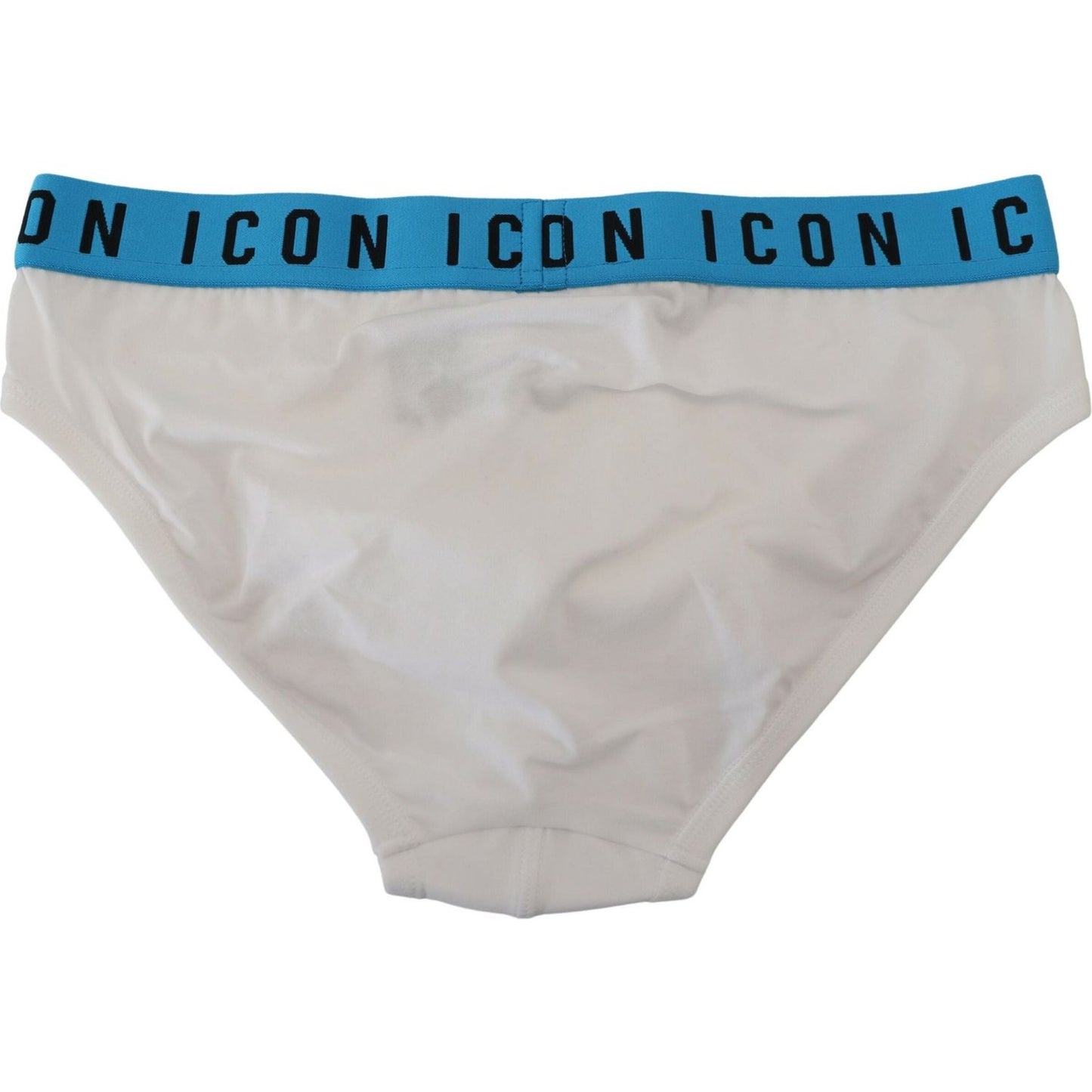 Dsquared² White Icon Logo Cotton Stretch Men Brief Underwear Dsquared²