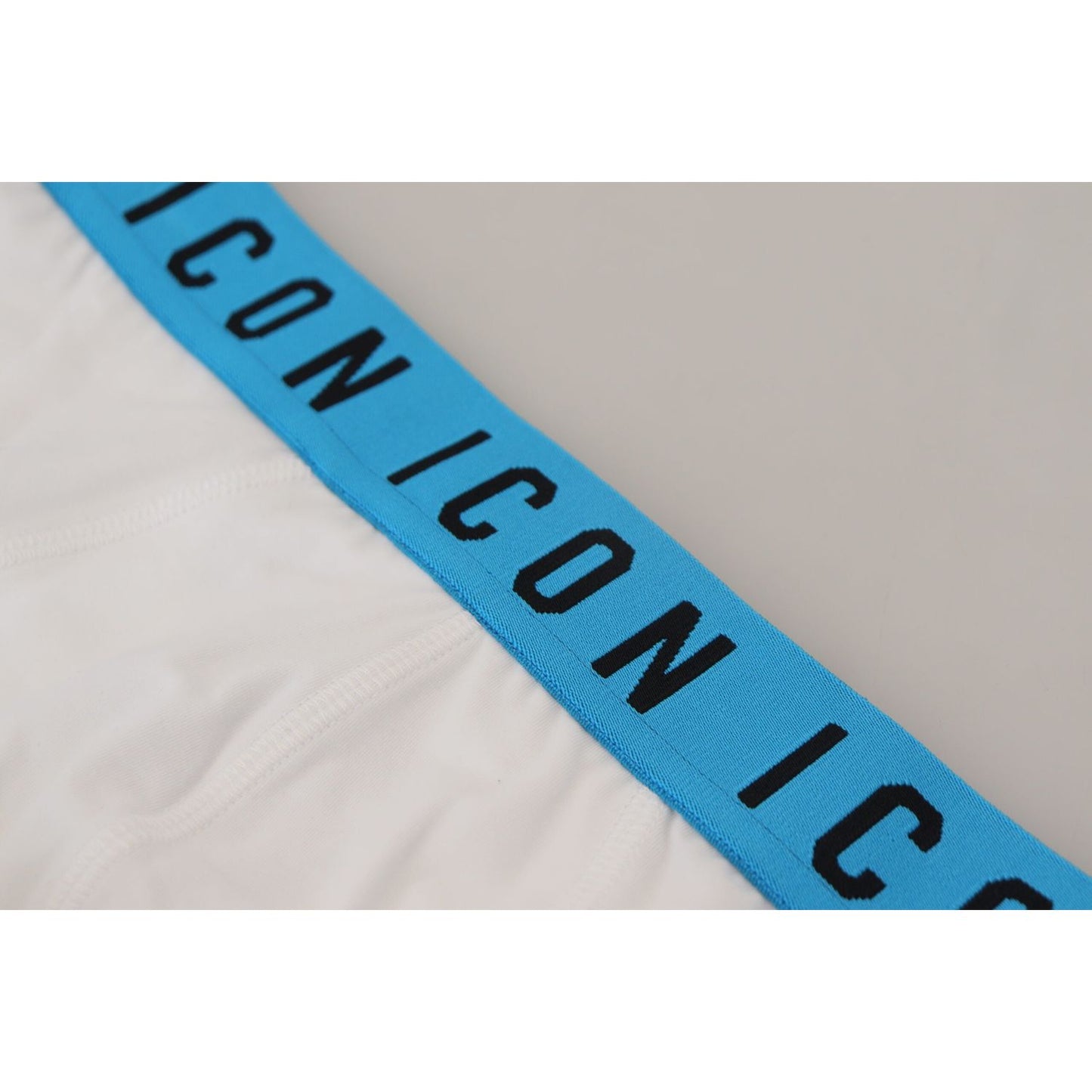 Dsquared² White Icon Logo Cotton Stretch Men Brief Underwear Dsquared²