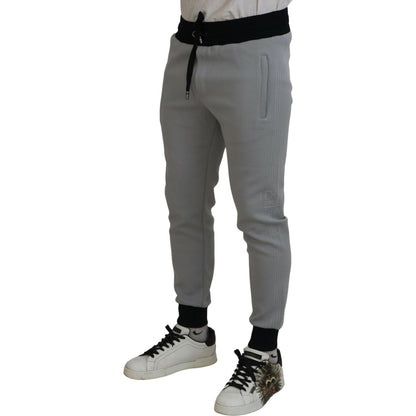 Dolce & Gabbana Gray Polyester Sweatpants Jogger Pants Dolce & Gabbana