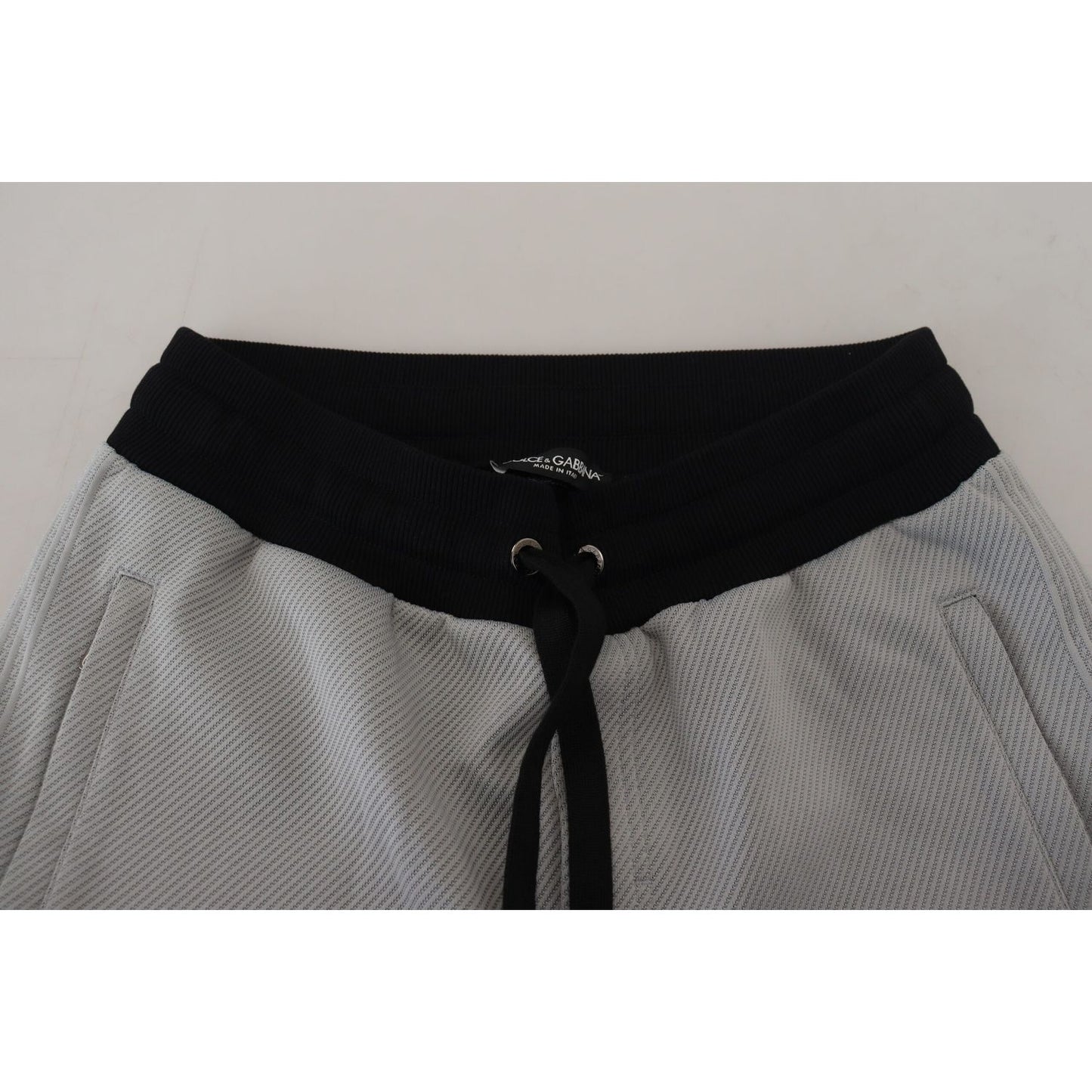 Dolce & Gabbana Gray Polyester Sweatpants Jogger Pants Dolce & Gabbana