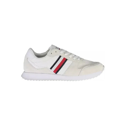 Tommy Hilfiger White Polyester Sneaker