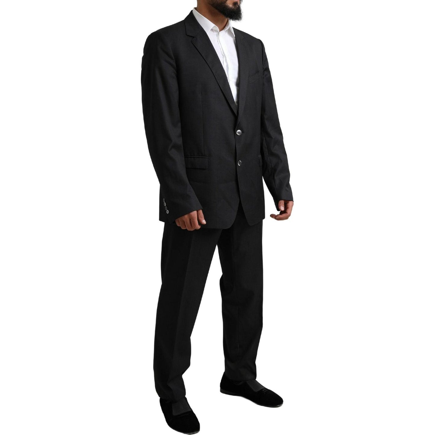 Dolce & Gabbana Black MARTINI Single Breasted 2 Piece Suit Dolce & Gabbana