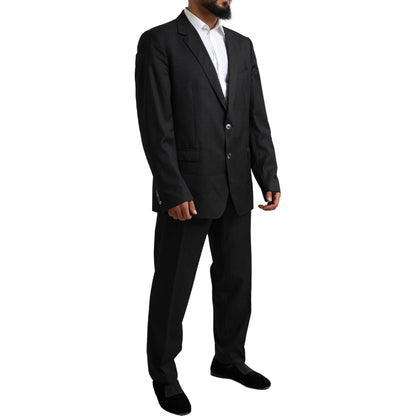 Dolce & Gabbana Black MARTINI Single Breasted 2 Piece Suit Dolce & Gabbana