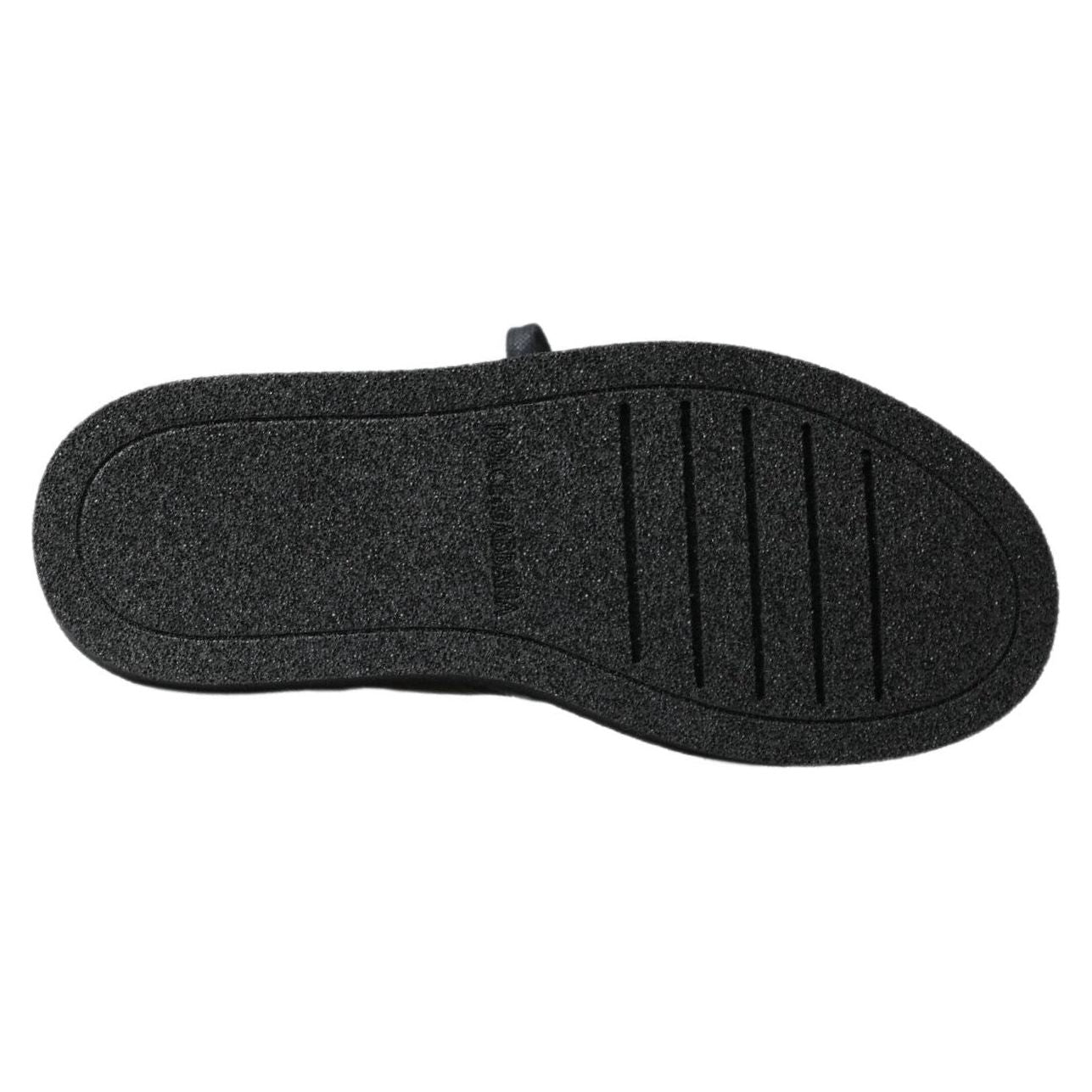 Dolce & Gabbana Black Leather Slip on Stretch Boots Dolce & Gabbana