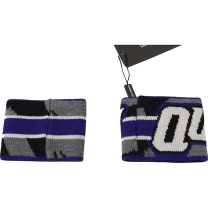Dolce & Gabbana Purple Logo Two Piece Set Wristband Dolce & Gabbana