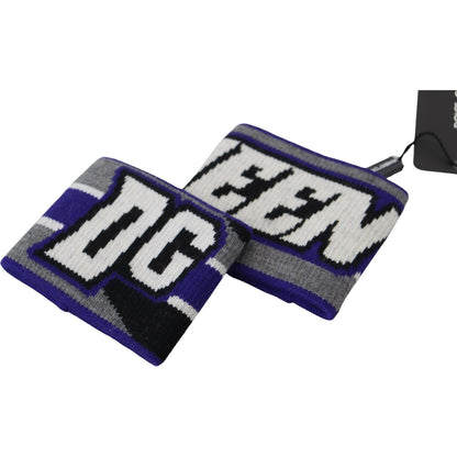 Dolce & Gabbana Purple Logo Two Piece Set Wristband Dolce & Gabbana
