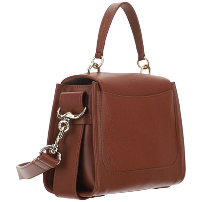 Chloé Brown Calf Leather Tess Handbag Chloé