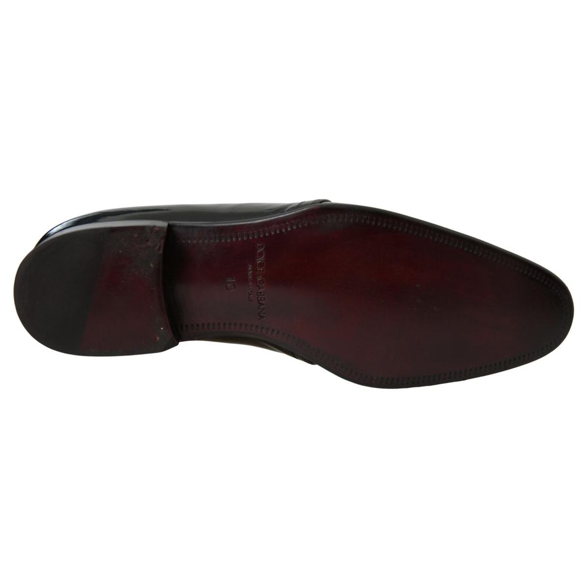 Dolce & Gabbana Black Patent Leather Formal Shoes
