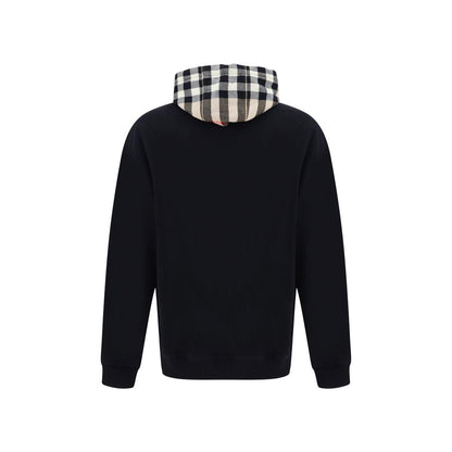 Burberry Black Cotton Samuel Hoodie Sweatshirt Burberry