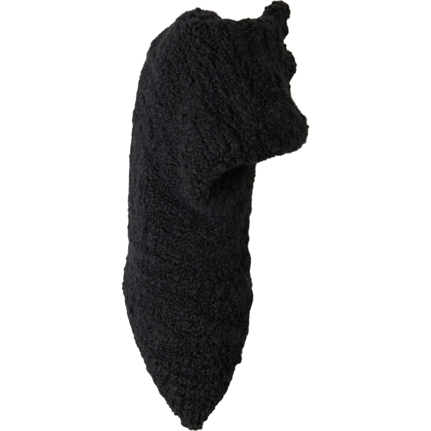 Dolce & Gabbana Black Stiletto Heels Mid Calf Boots Dolce & Gabbana