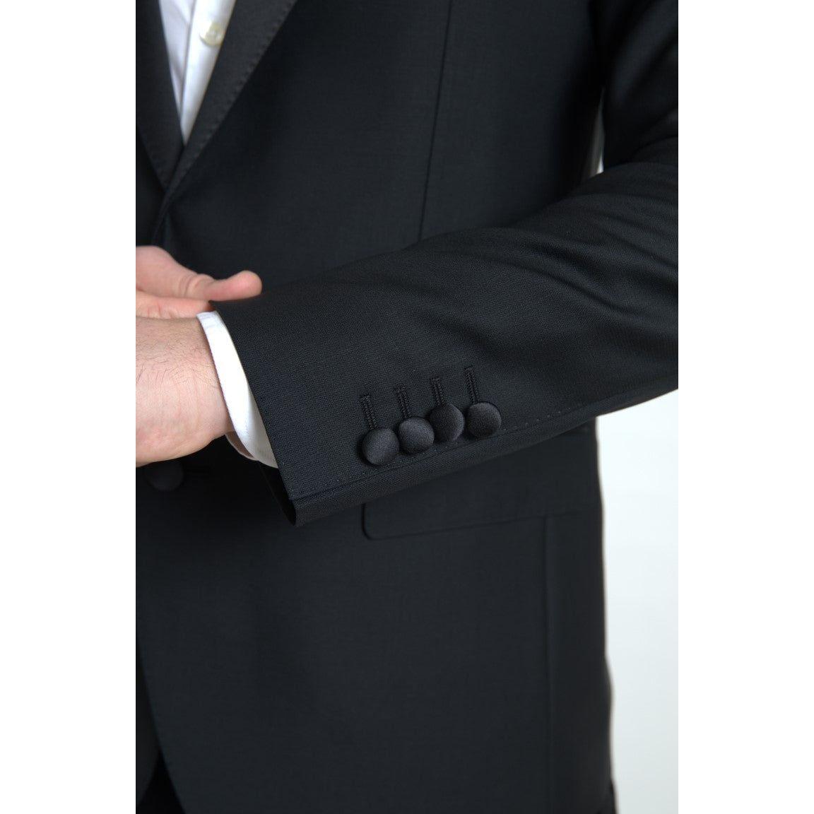 Dolce & Gabbana Black Wool Single Breasted MARTINI Blazer