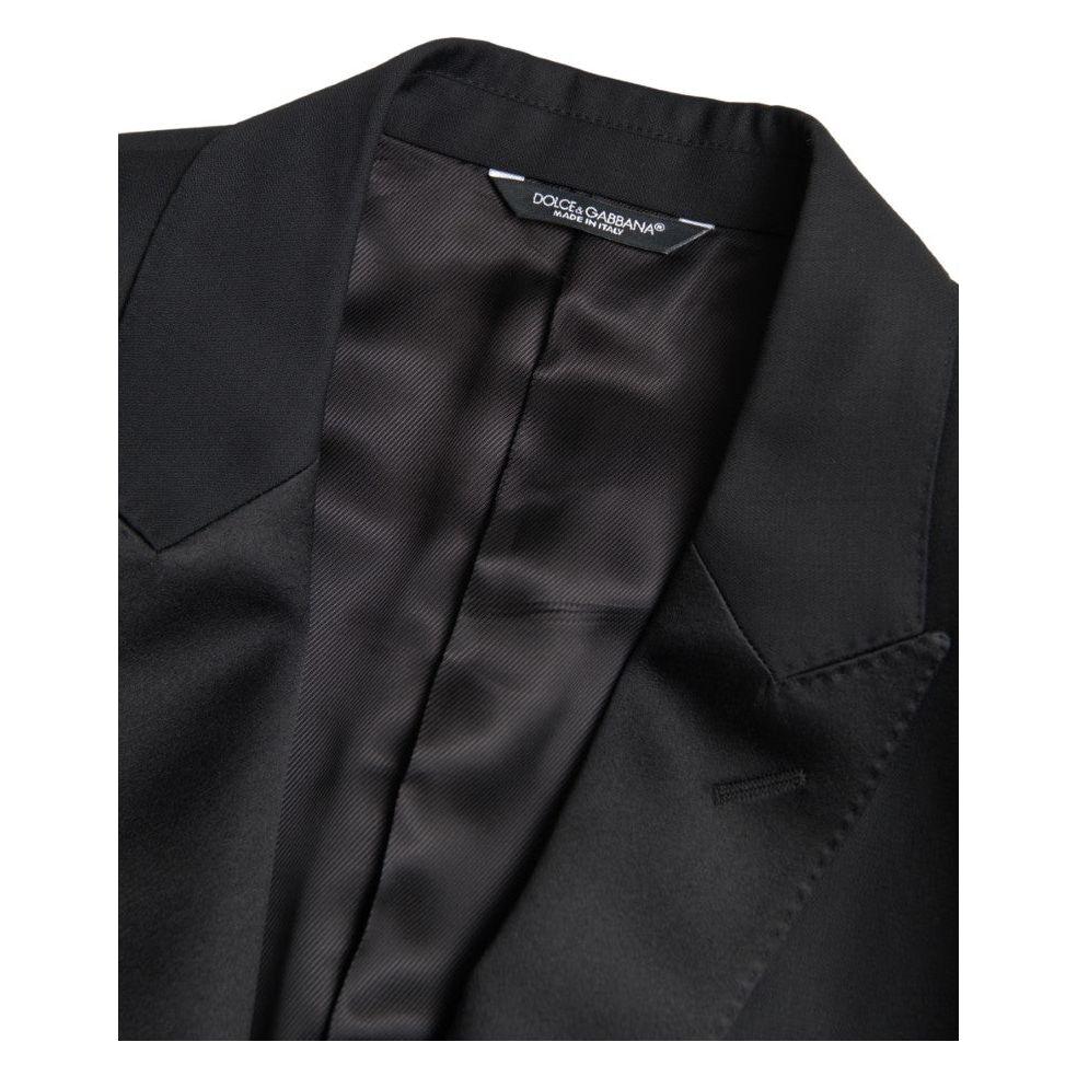 Dolce & Gabbana Black Wool Single Breasted MARTINI Blazer Dolce & Gabbana