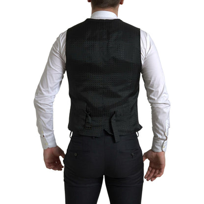 Dolce & Gabbana Black 3 Piece Single Breasted MARTINI Suit Dolce & Gabbana