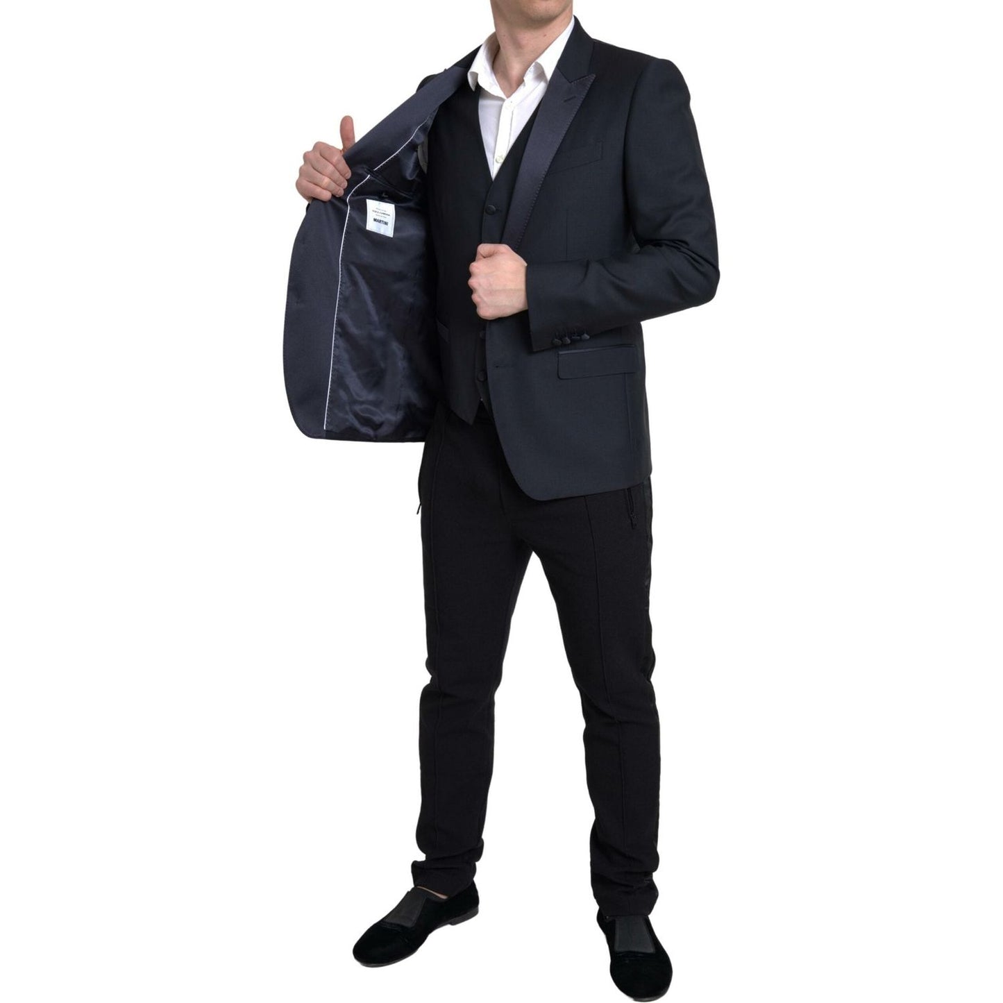 Dolce & Gabbana Blue 2 Piece Single Breasted MARTINI Suit Dolce & Gabbana