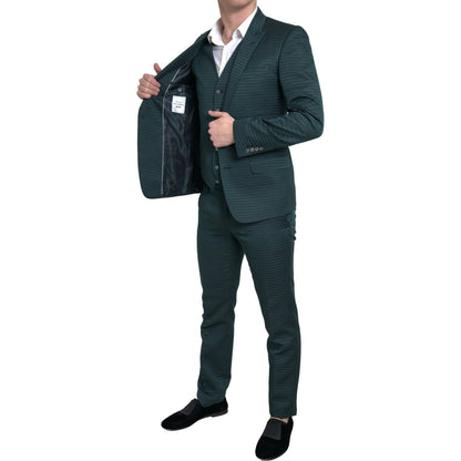 Dolce & Gabbana Green 3 Piece Single Breasted MARTINI Suit Dolce & Gabbana