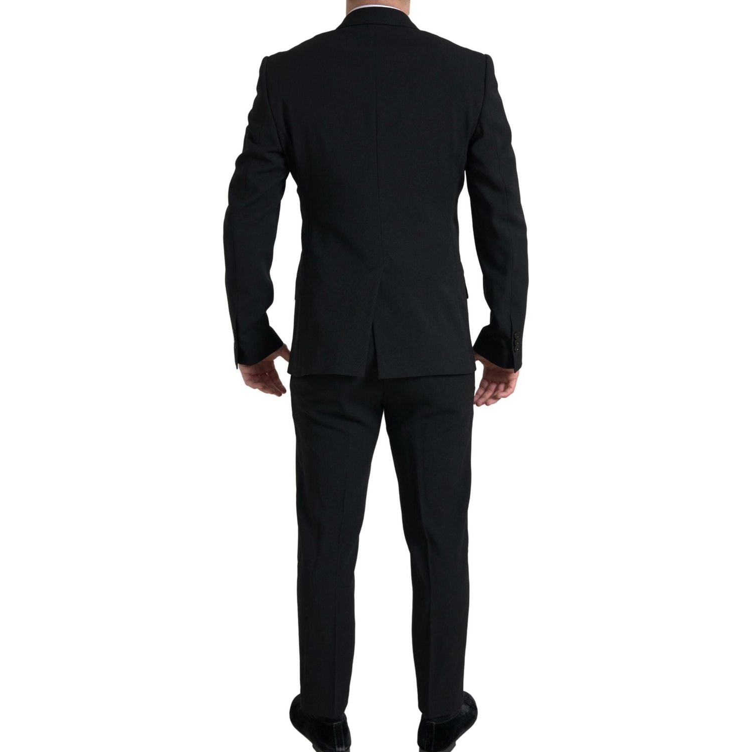Dolce & Gabbana Black 2 Piece Double Breasted SICILIA Suit