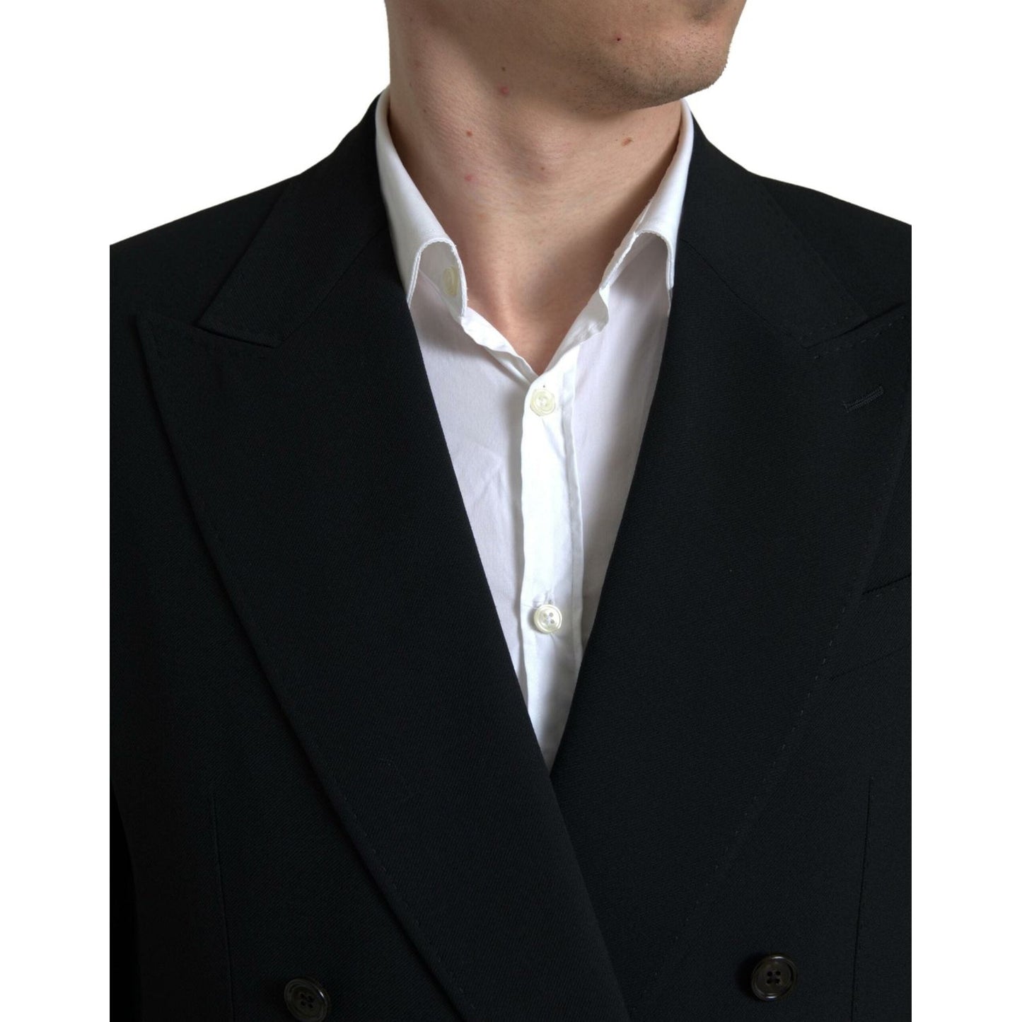 Dolce & Gabbana Black 2 Piece Double Breasted SICILIA Suit Dolce & Gabbana