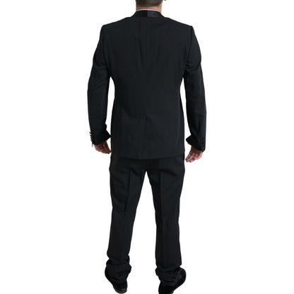 Dolce & Gabbana Black 2 Piece Single Breasted MARTINI Suit Dolce & Gabbana
