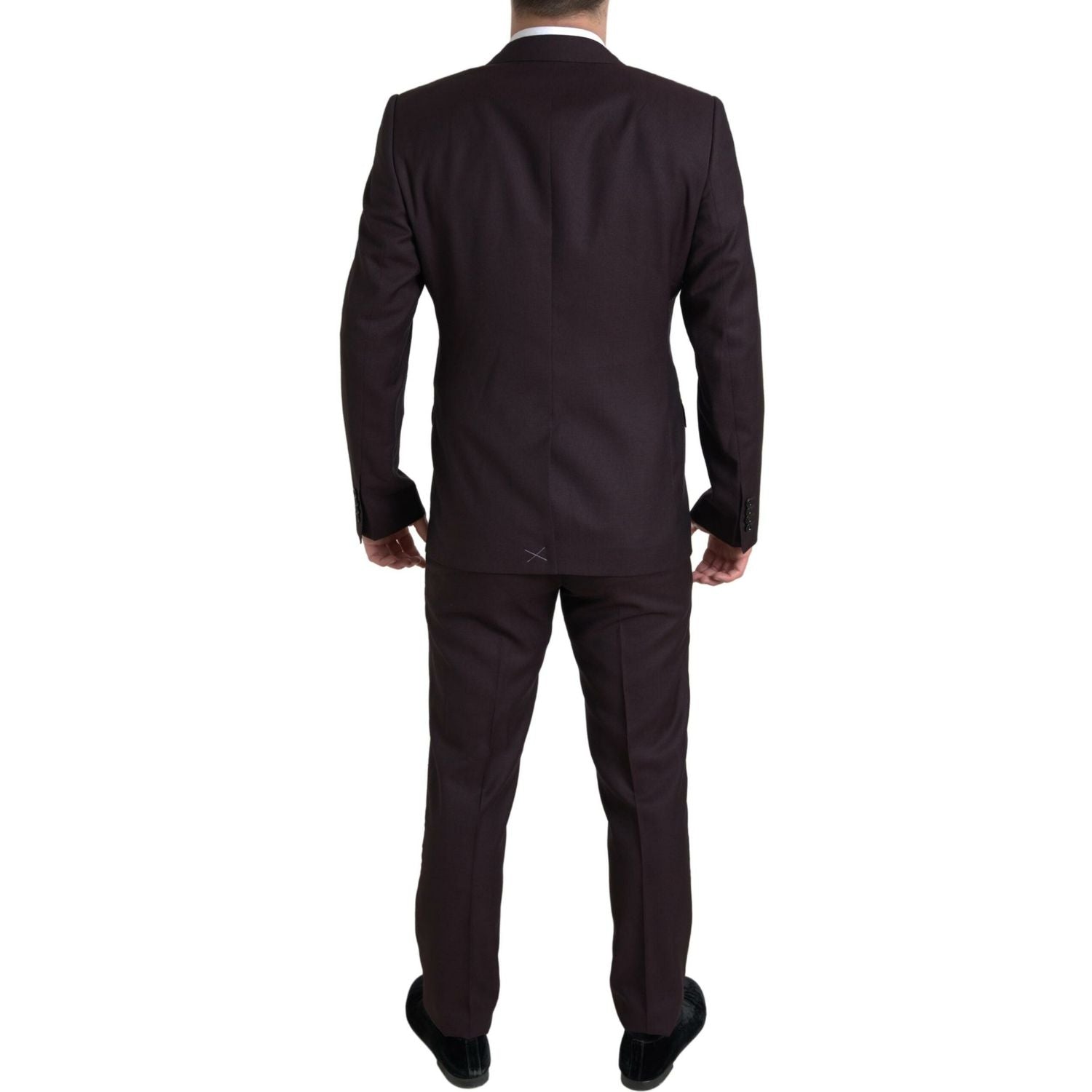 بدلة دولتشي آند غابانا مارون مارتيني بقصّة Slim Fit من قطعتين