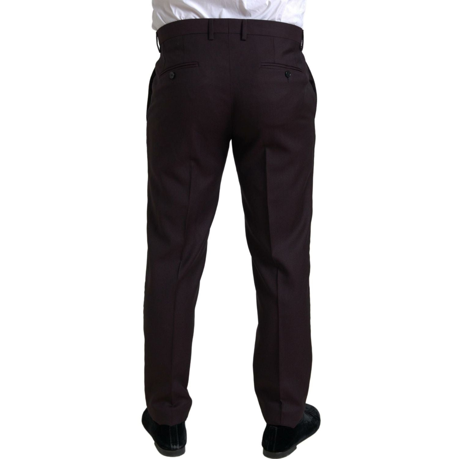 بدلة دولتشي آند غابانا مارون مارتيني بقصّة Slim Fit من قطعتين