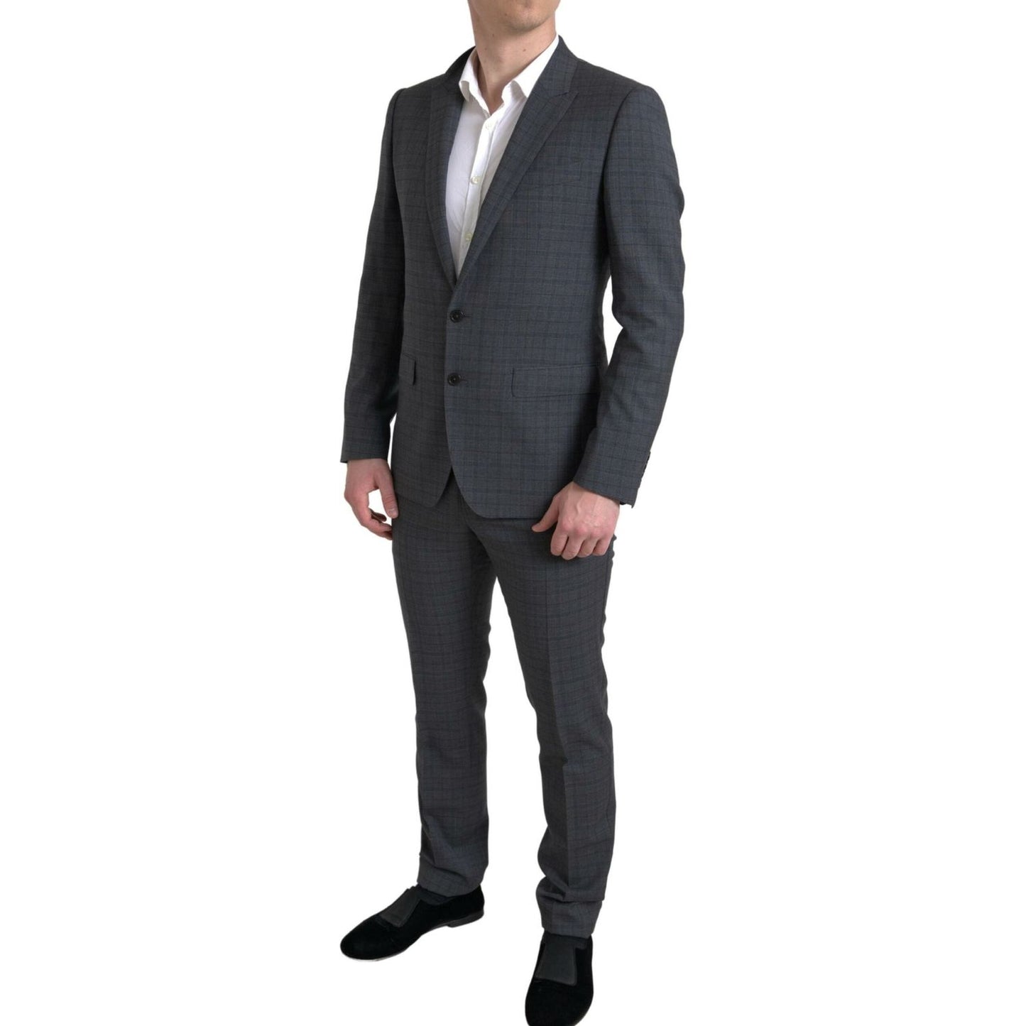 Dolce & Gabbana Gray 2 Piece Single Breasted MARTINI Suit Dolce & Gabbana