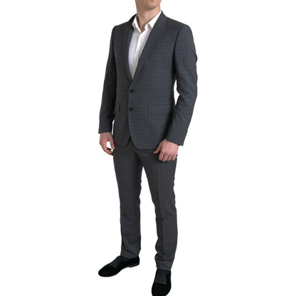 Dolce & Gabbana Gray 2 Piece Single Breasted MARTINI Suit Dolce & Gabbana