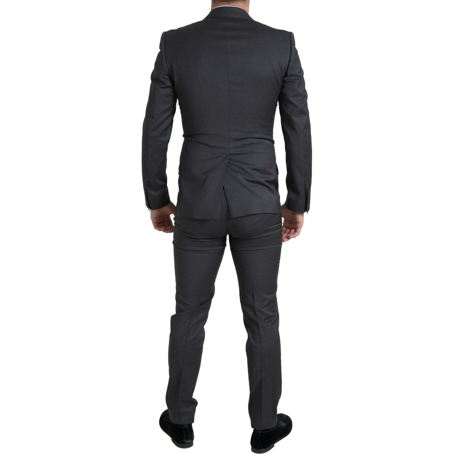 Dolce & Gabbana Gray 2 Piece Double Breasted SICILIA Suit Dolce & Gabbana