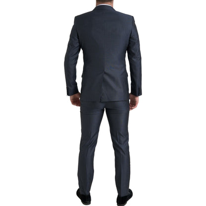 Dolce & Gabbana Blue 2 Piece Double Breasted MARTINI Suit Dolce & Gabbana
