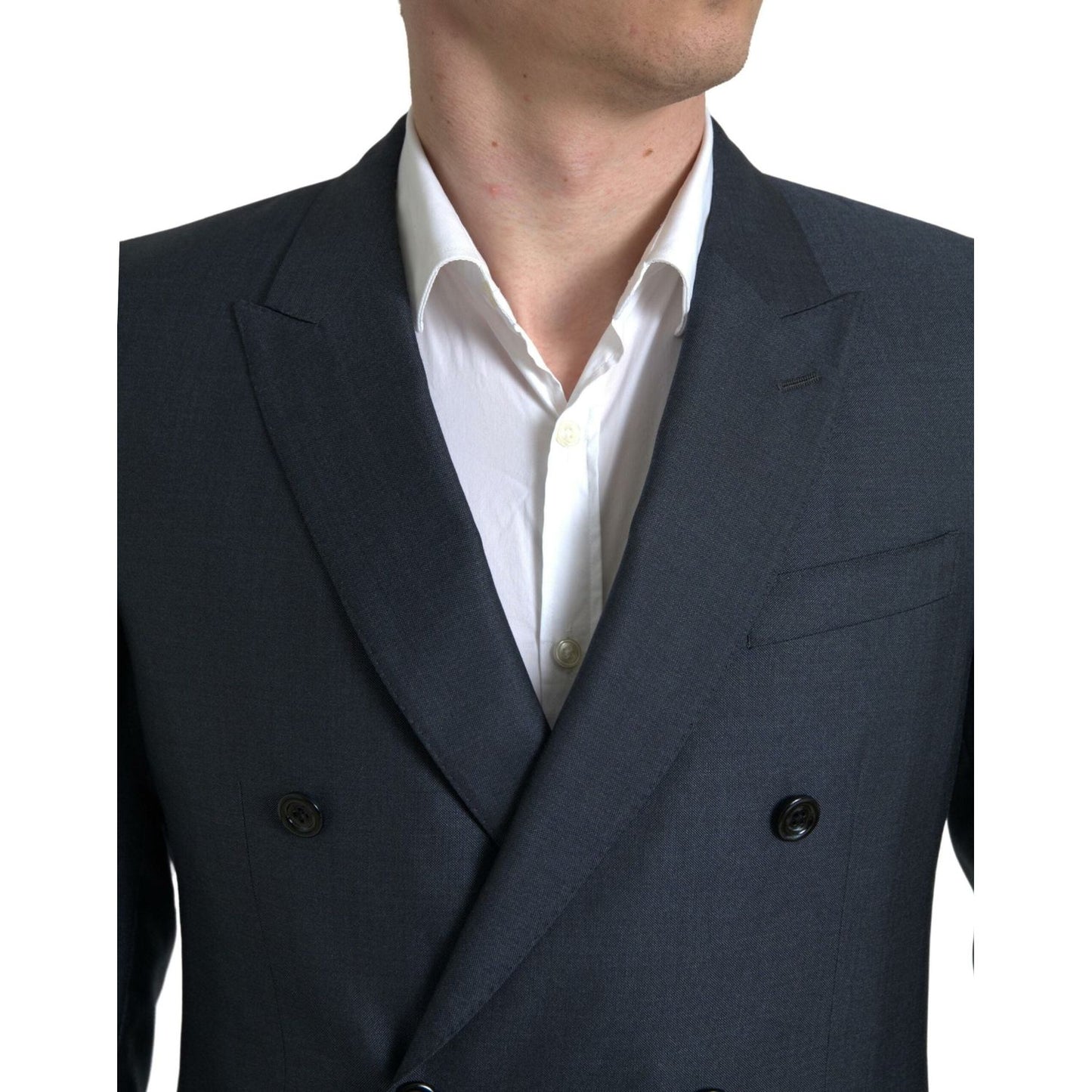 Dolce & Gabbana Blue 2 Piece Double Breasted MARTINI Suit Dolce & Gabbana