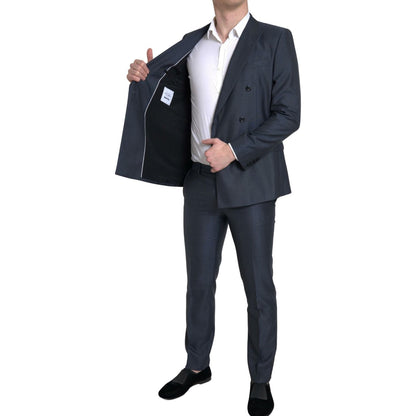 Dolce & Gabbana Blue 2 Piece Double Breasted MARTINI Suit Dolce & Gabbana