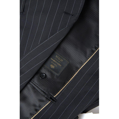 Dolce & Gabbana Black Stripe Single Breasted SICILIA Blazer Dolce & Gabbana
