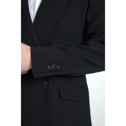 Dolce & Gabbana Black 2 Piece Double Breasted SICILIA Suit Dolce & Gabbana
