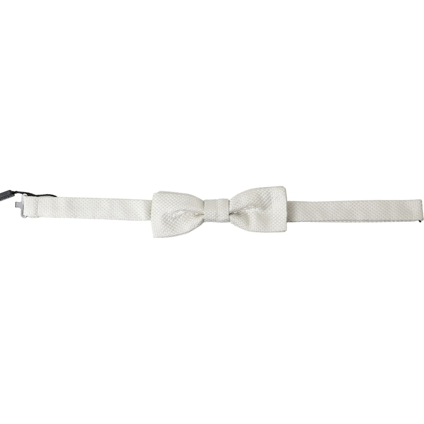 Dolce & Gabbana Ivory Silk Adjustable Neck Papillon Men Bow Tie Dolce & Gabbana