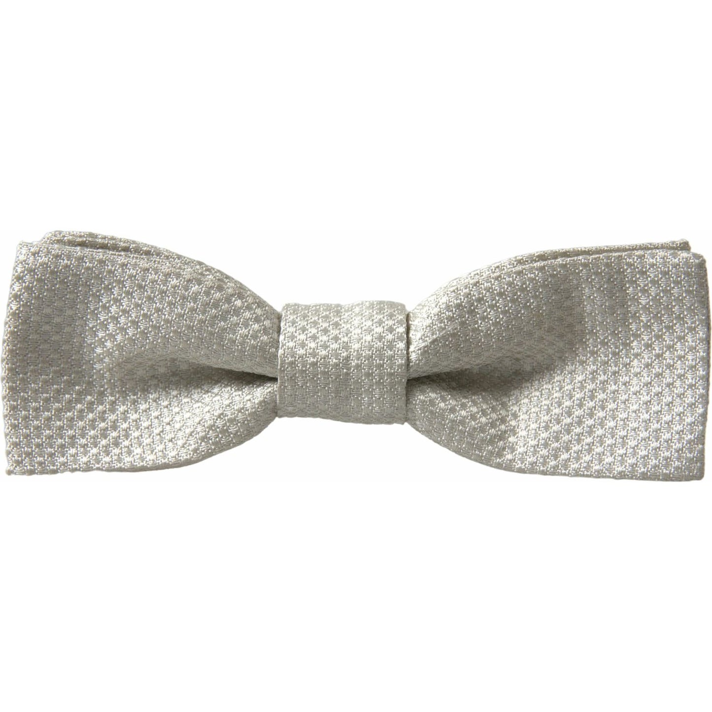 Dolce & Gabbana Ivory Silk Adjustable Neck Papillon Men Bow Tie Dolce & Gabbana