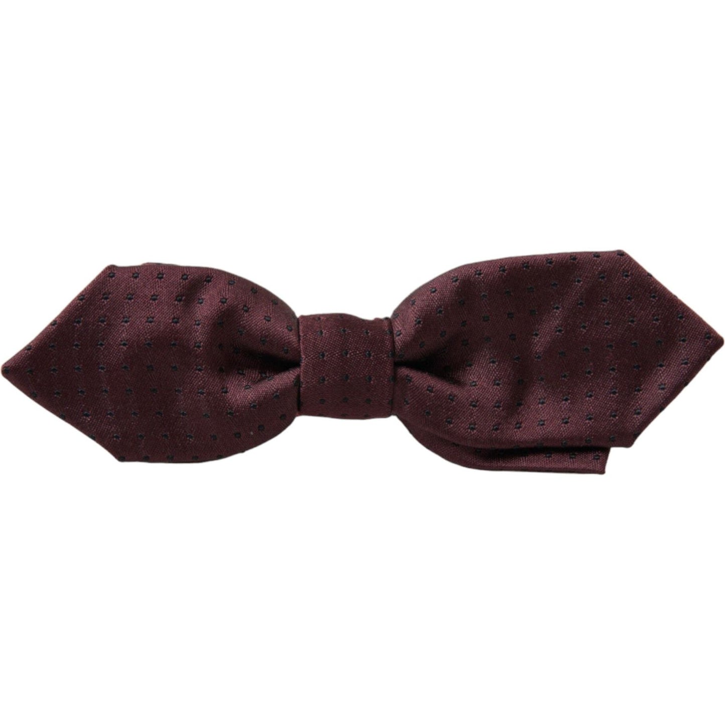 Dolce & Gabbana Red Bordeaux Silk Slim Adjustable Neck Papillon Bow Tie Dolce & Gabbana