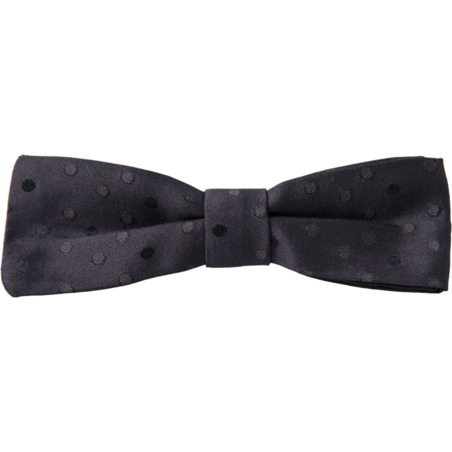 Dolce & Gabbana Blue Polka Dot Silk Adjustable Neck Men Papillon Bow Tie Dolce & Gabbana