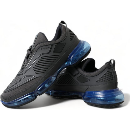 Prada Black Blue Rubber Knit Slip On Low Top Sneakers Shoes Prada