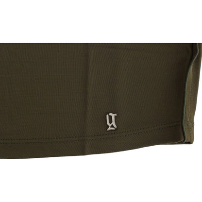 John Galliano Green shortsleeved blouse top John Galliano